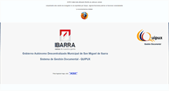 Desktop Screenshot of docs.ibarra.gob.ec